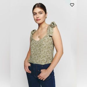 NWT Reformation Embry Top - Juniper